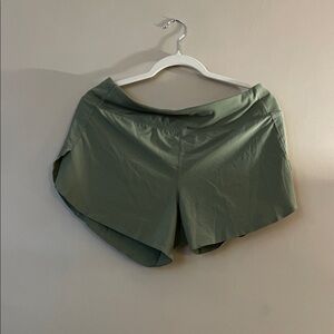 Athlete Women's Lined Green Shorts